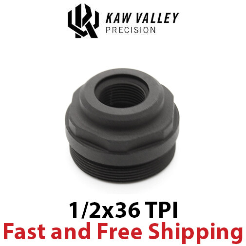 Kaw Valley Precision MACH Linear COMP Thread Adapter - 1/2"x36 TPI