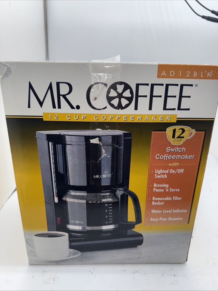 Mr. Coffee 12 Cup Coffee Maker Black
