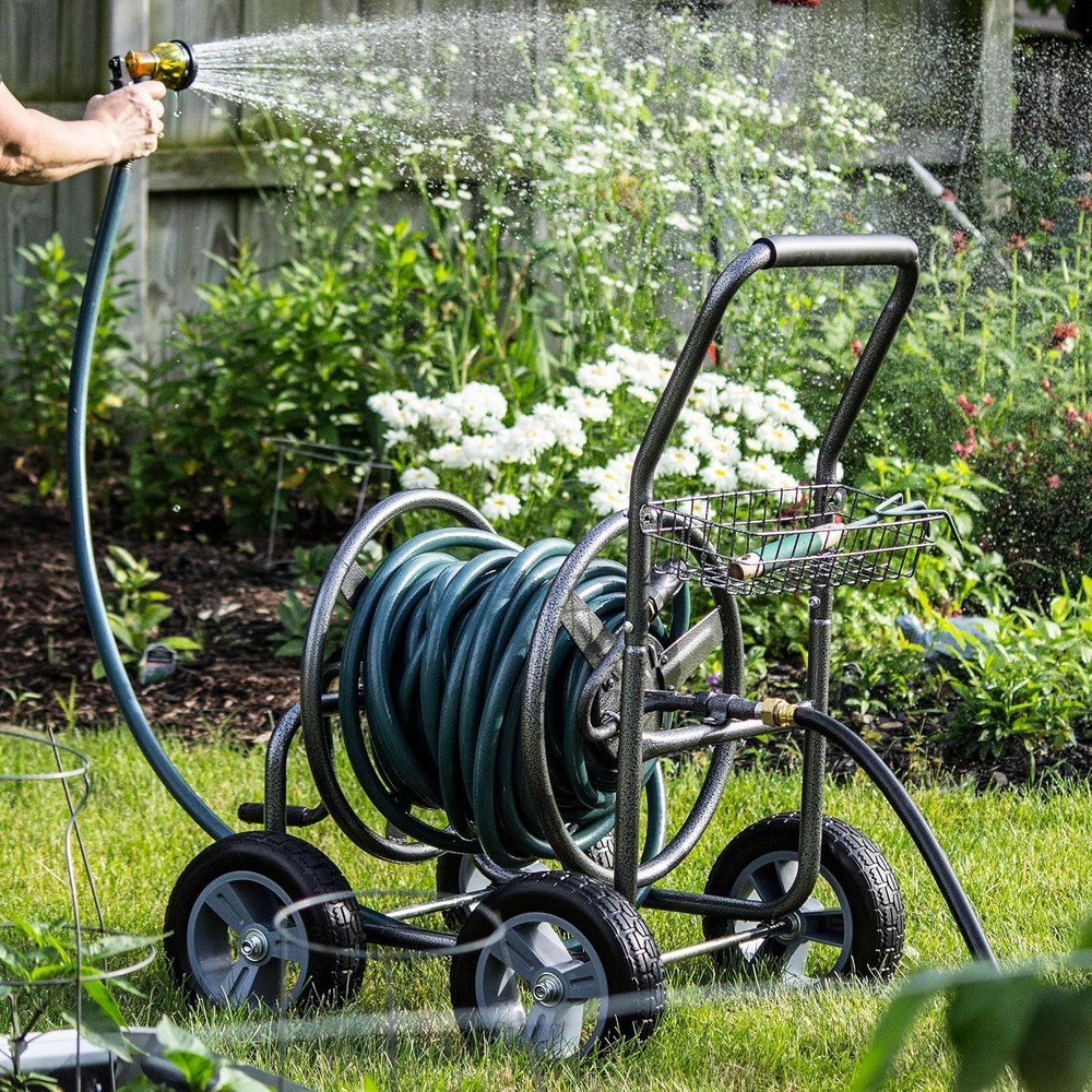 Hose Cart with Wheels 250FT Capacity