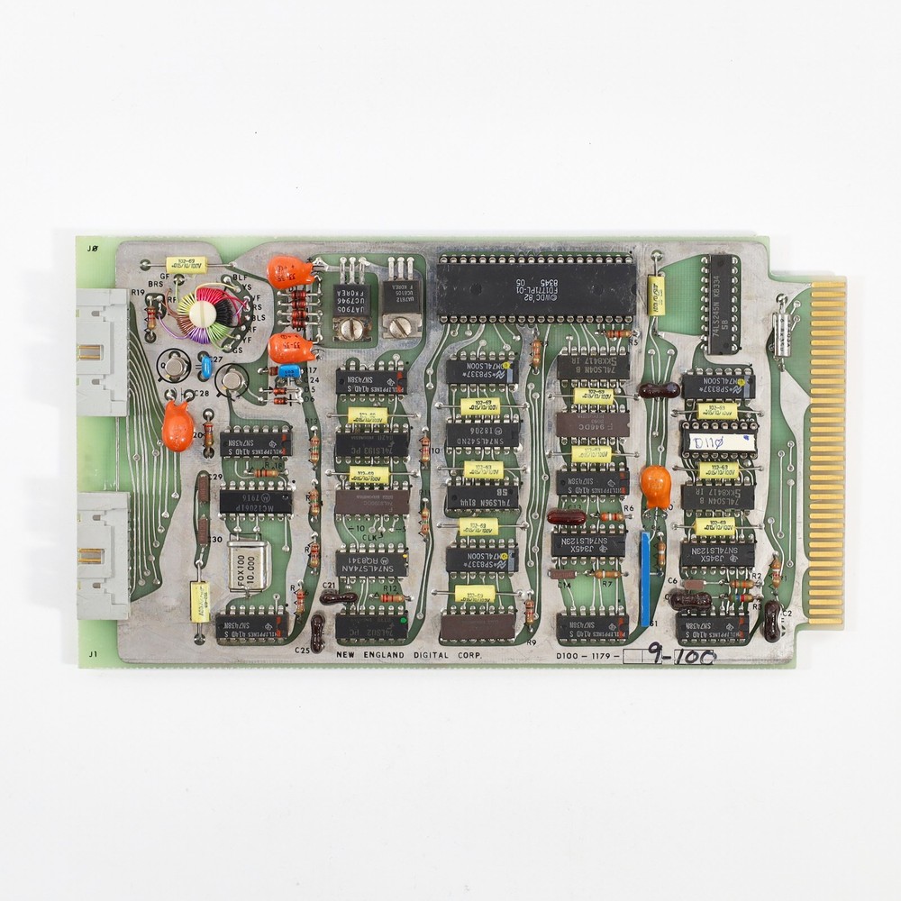 New England Digital Synclavier D100 Computer Bin Card