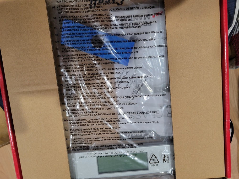 Escali Clear Glass Digital Bathroom Scale 400lb Capacity