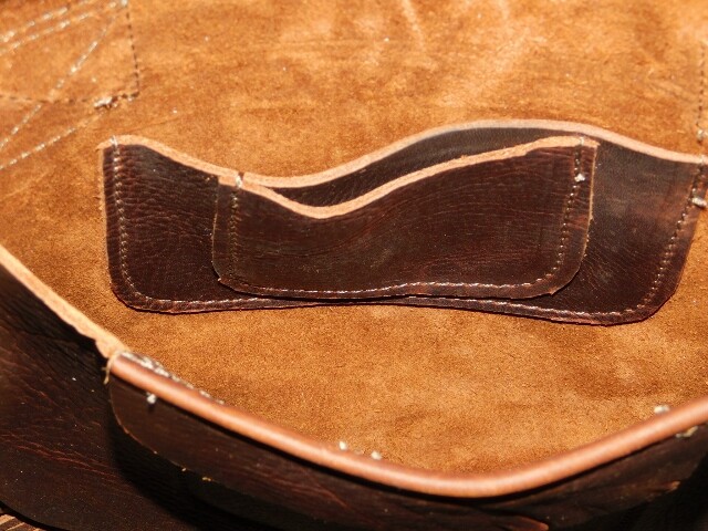 LEATHER MUZZLELOADER FRINGED POSSIBLES POUCH BAG