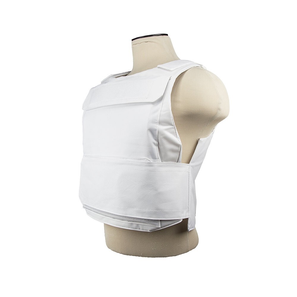 NEW NcSTAR Discreet Plate Carrier M-2XL Adjustable- White