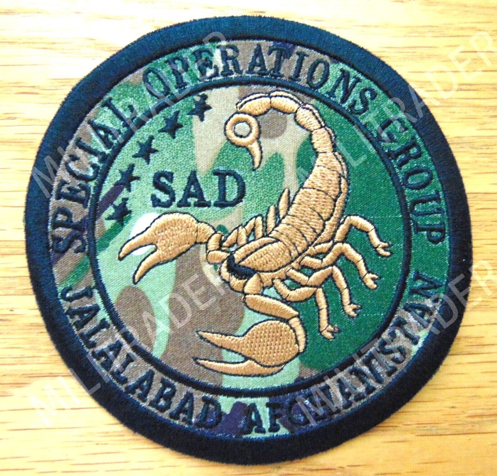 CIA Central Intelligence Agency Special Operations Group SAD Patch Camo