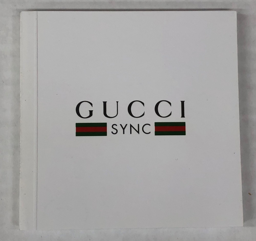 GUCCI Watch SYNC Original international booklet