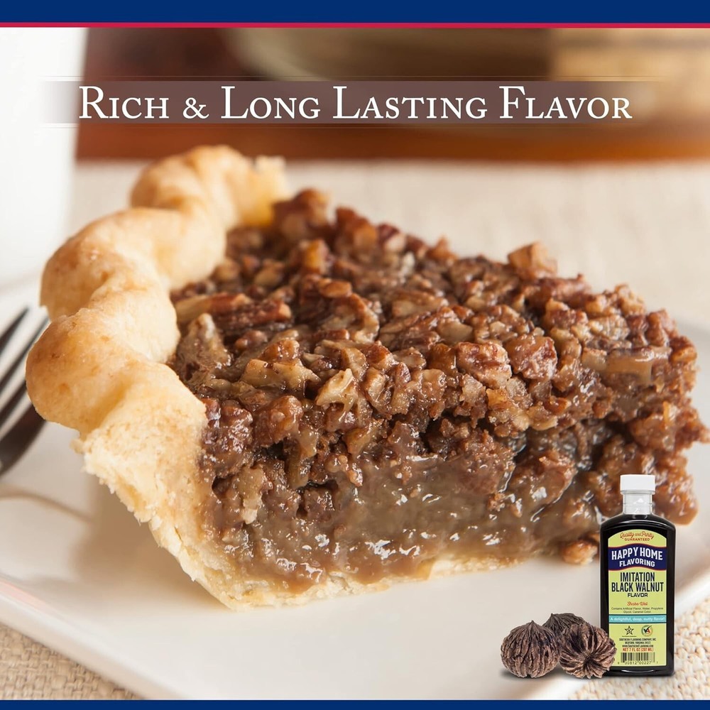 Versatile 7 oz. Black Walnut Flavoring - Ideal for Baking and Candy Making