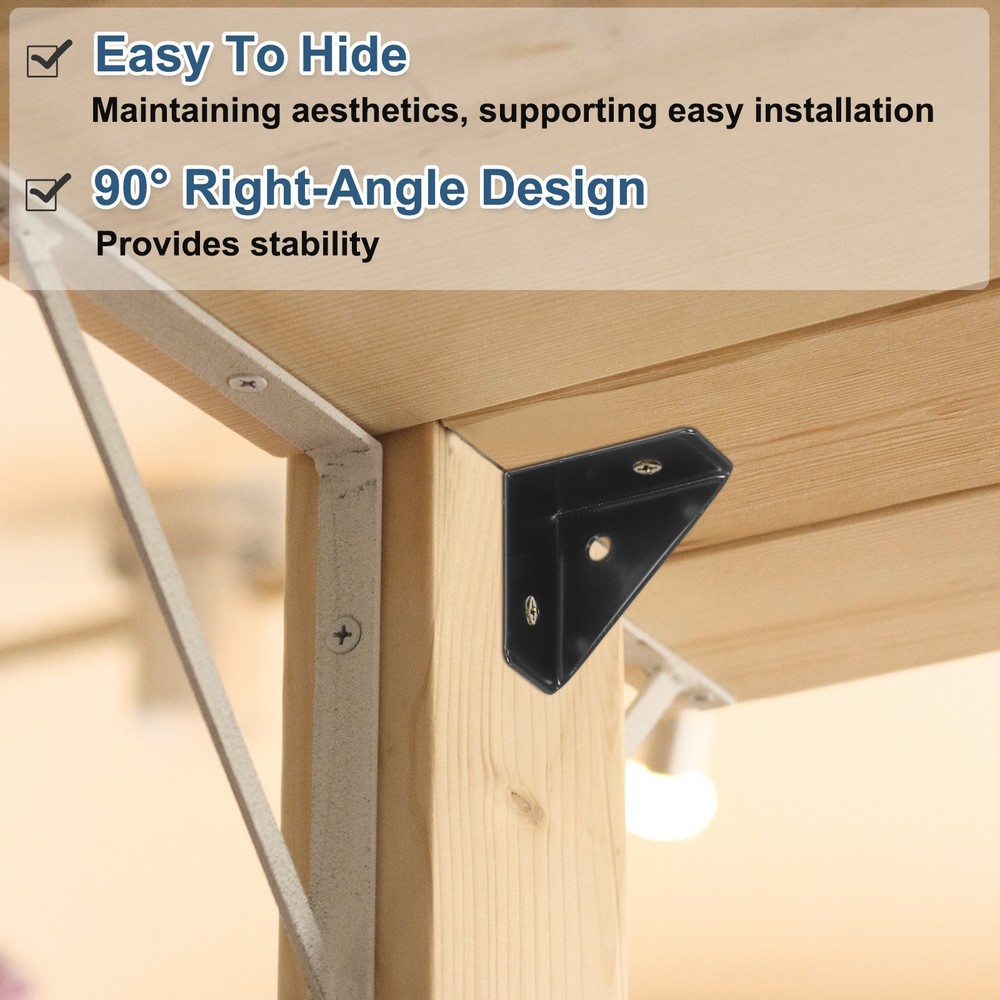 4 Carbon Steel Angles 66mm x 66mm White
