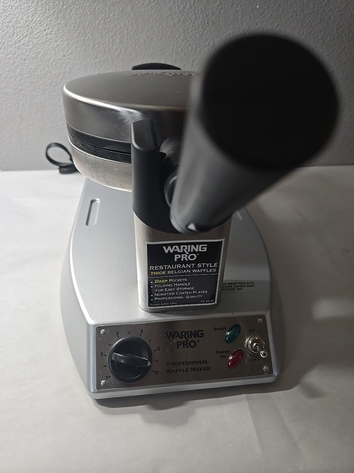 Waring Pro WMK300A Belgian Waffle Maker Silver