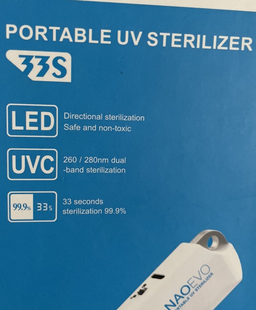 Portable UV Sterilizer with LED Display