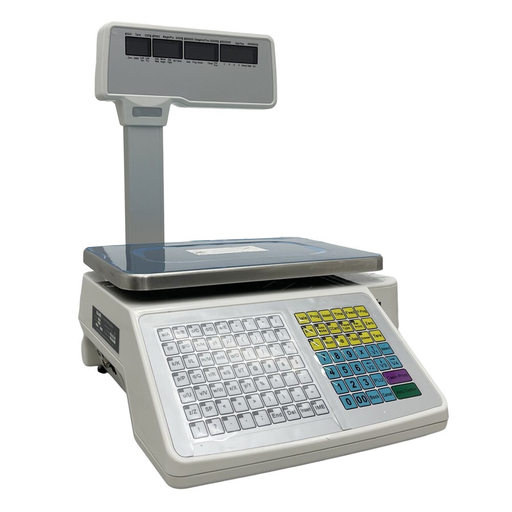 Digital Price Computing Scale w/ Thermal Label Printer 33lbs Capacity Food Scale