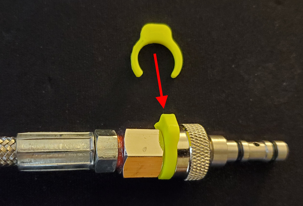 PCP Fill Probe Quick Release Locking Ring - No more Fillprobe accidental ejects