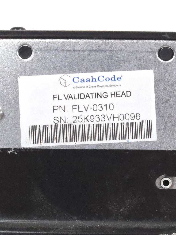 CASH CODE FRONT LOAD BILL VALIDATOR FL-0383US2704 HOUSING