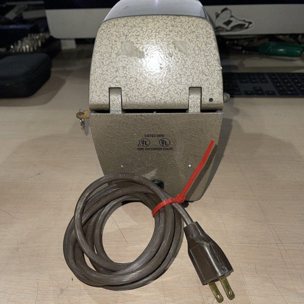 RapidPrint AR-E Electric Time Recorder Stamp W/ Key