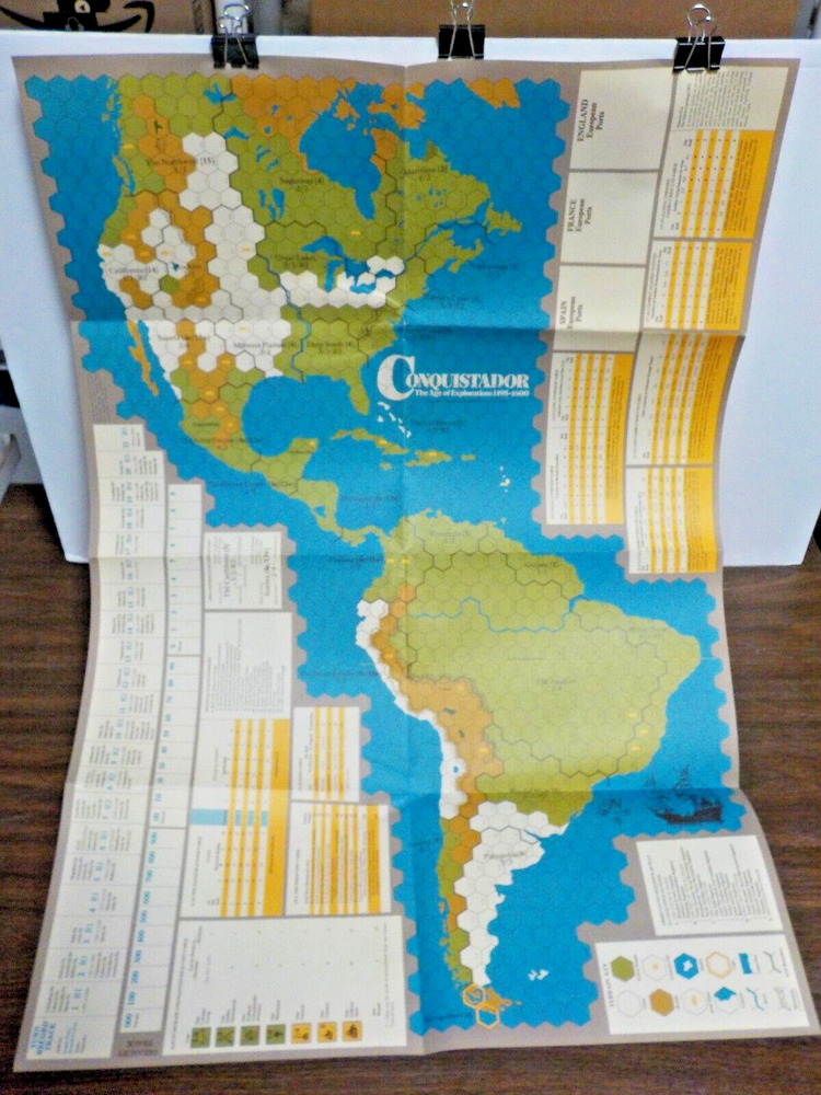 C0625 1976 Simulation Publications "Conquistador (Subscription Ed.)" (Incomp.)