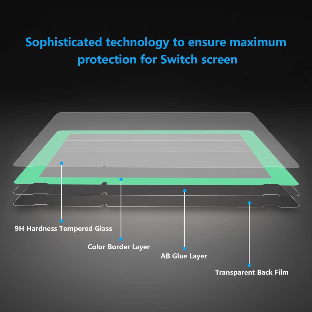 switch protective film mint green