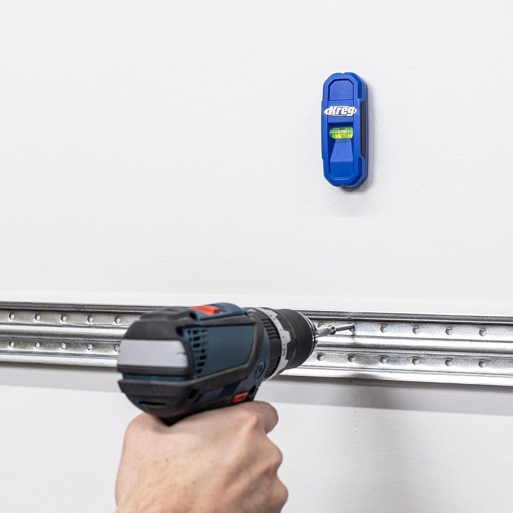 Versatile Blue Magnetic Stud Finder - Perfect for Carpentry and DIY Projects