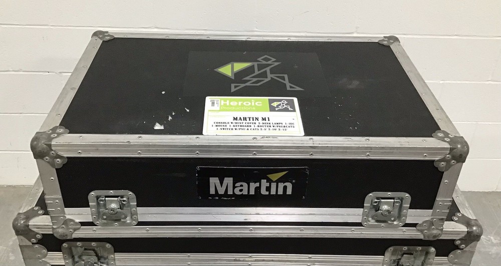 Martin M1 Controller Lighting Console with Hard Road Case