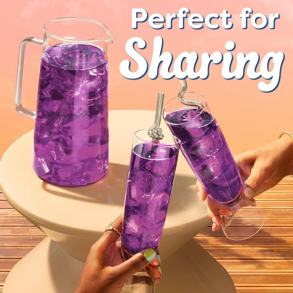 Drink Mix, 6 Pitcher Packets, for Flavorful Hydration and Shareable Refreshme...