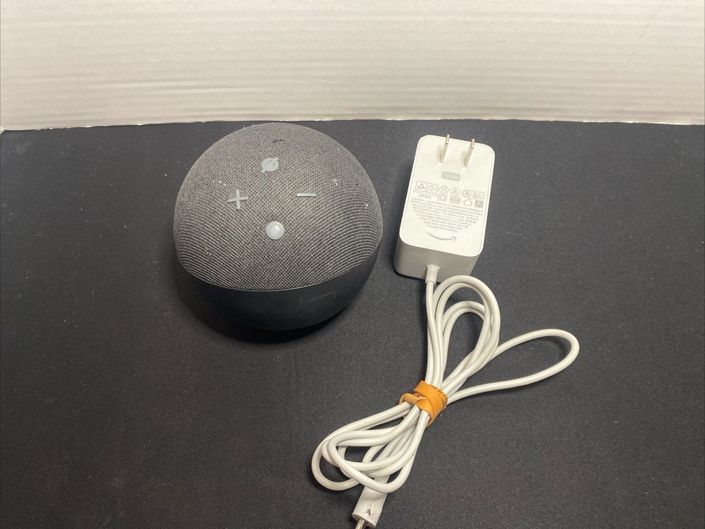 Amazon Echo Dot (4th Gen.) Smart Speaker - Charcoal Black Pre-Owned Tested 🔥