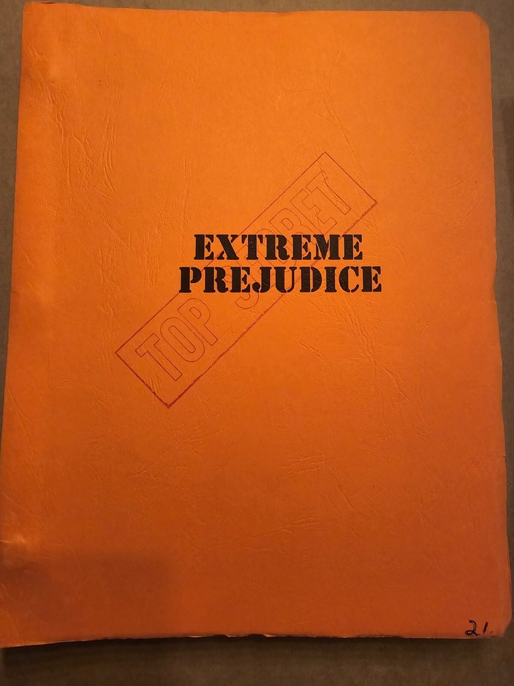 Extreme Prejudice Original Film Script 1987 - John Milius