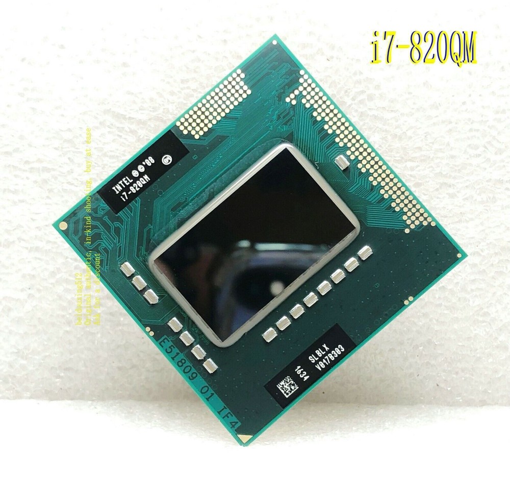 Intel Core i7-820QM 1.73GHz quad core 8M PGA988 Notebook Processor