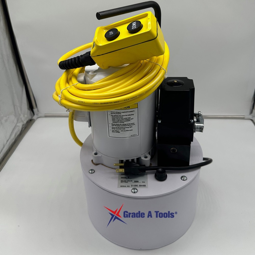 Chief EZ Liner II Frame Machine Hydraulic Pump - 5 Ton Pull Power