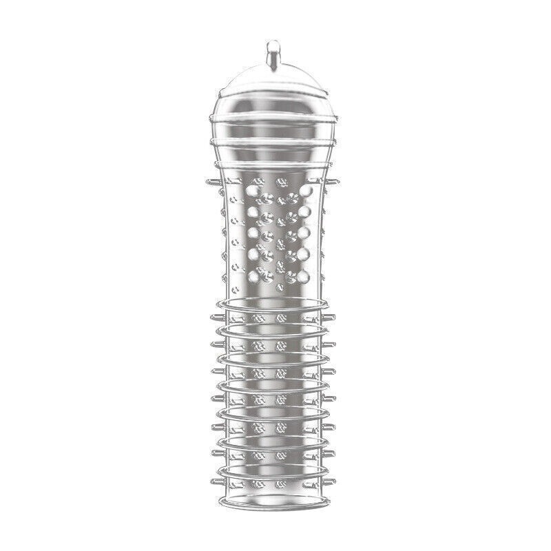5PCS Male-Penis-Extender-Enlarger-Sleeve-Reusable-Condom-Delay-Ejaculation Set