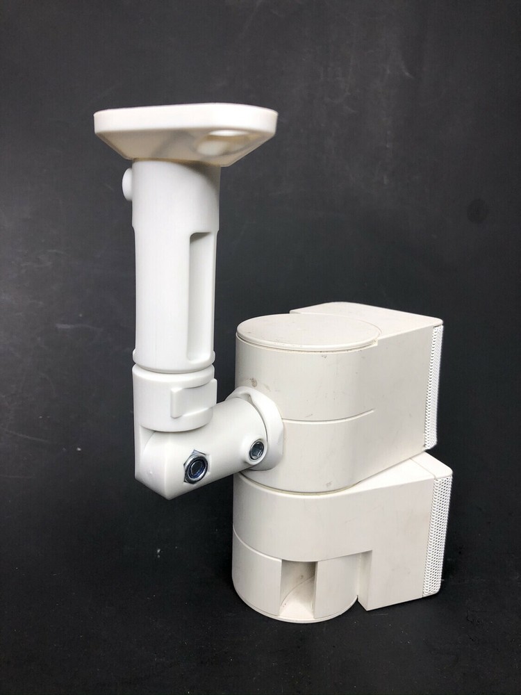 Wall Mount Ceiling Bracket for Bose Jewel Double Cube Speaker - Pair - White