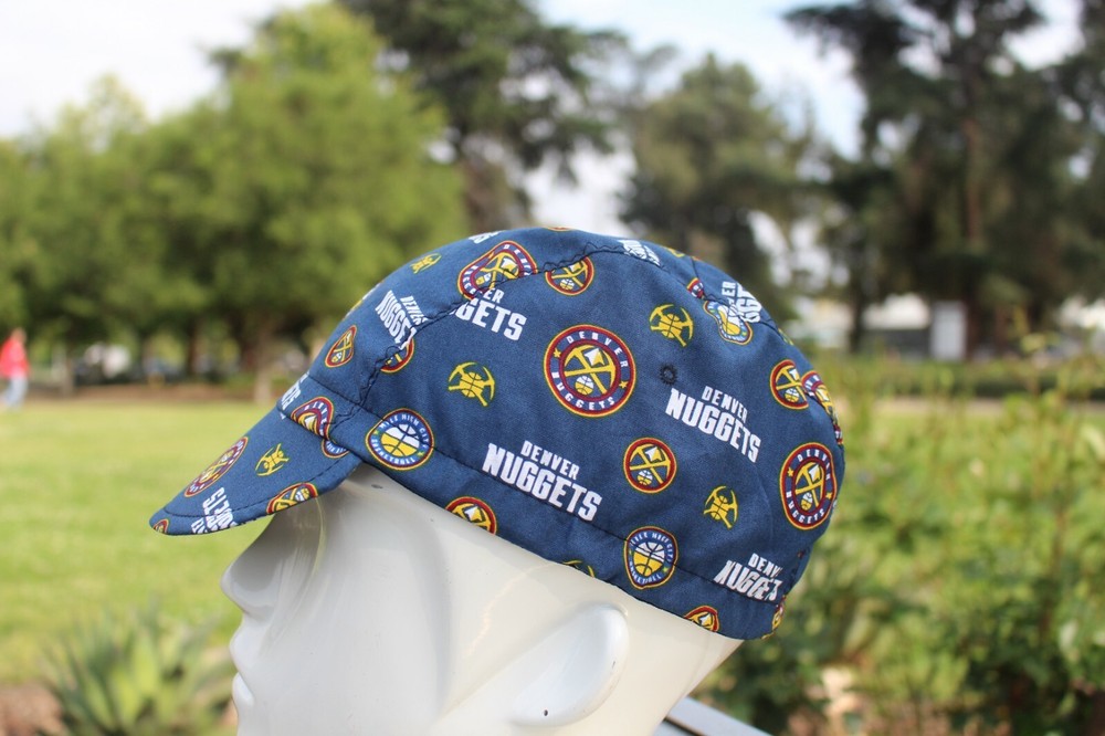 cycling cap DENVER NUGGETS handmade in USA