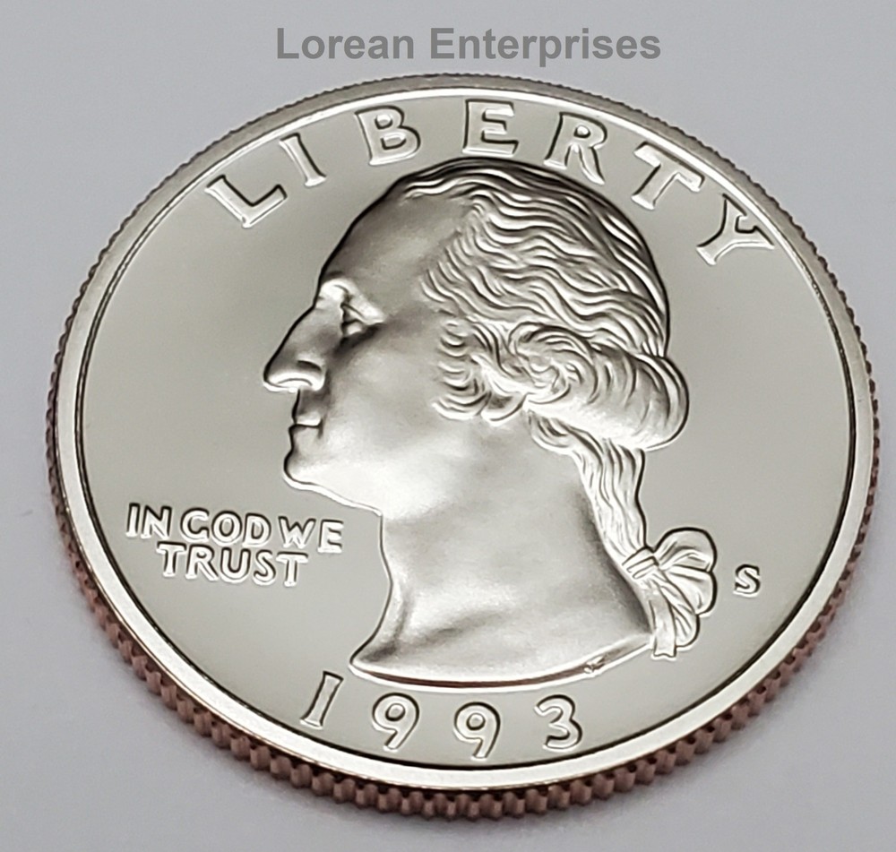 1993 S Washington Quarter  CLAD ✼PROOF✼