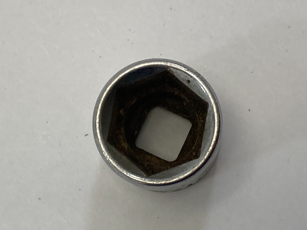 Sears Socket ~ 7/16" ~ 6pt ~ 1/4 Drive