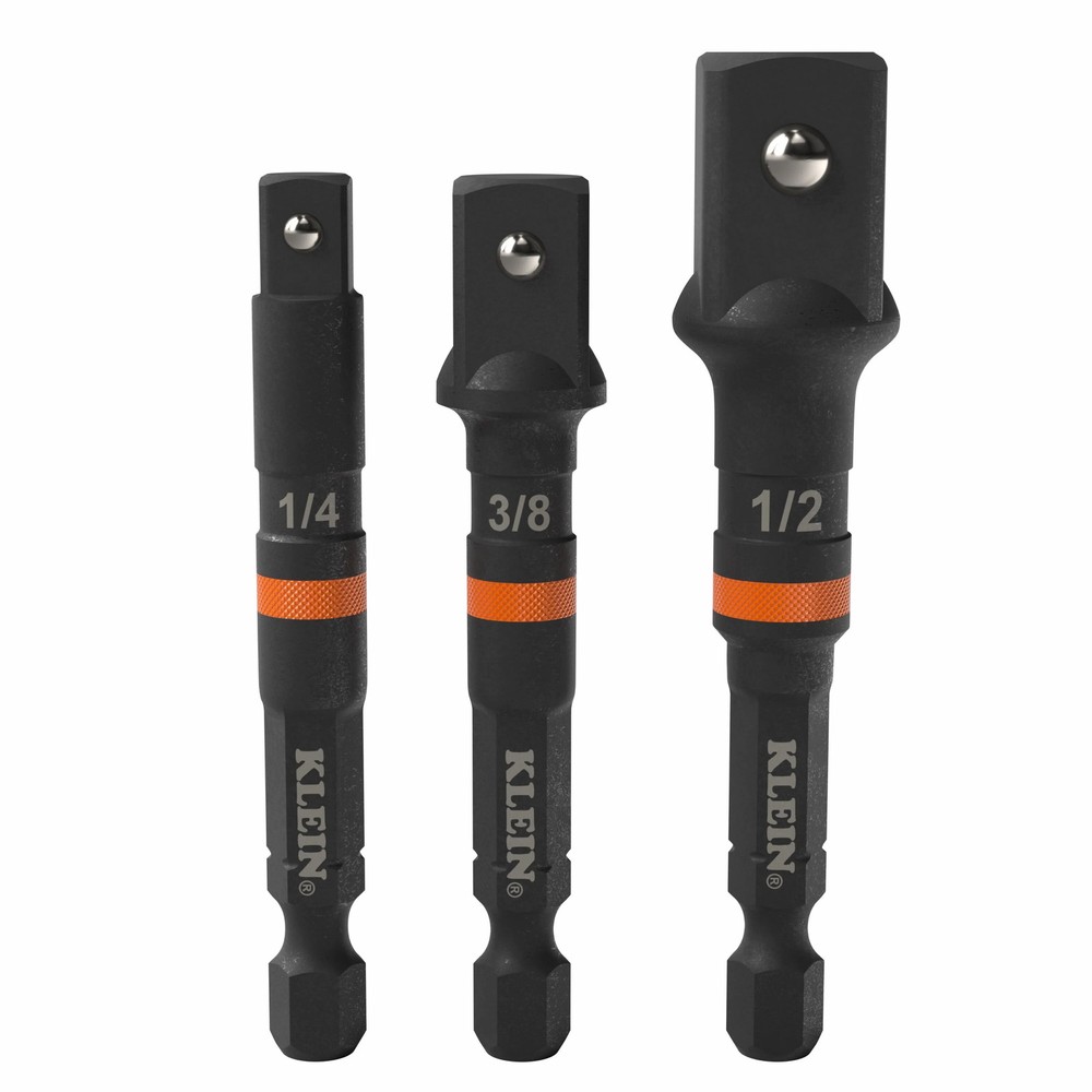 Klein Tools 65030A 3-Inch Impact Socket Adapter Set