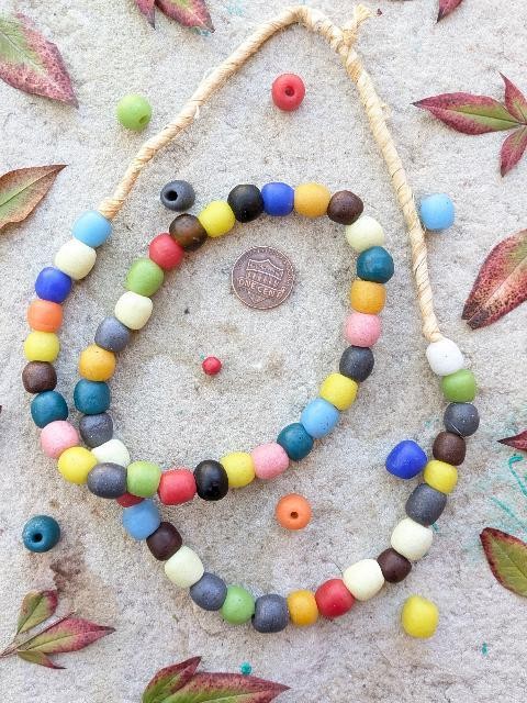African Glass Beads [76897]
