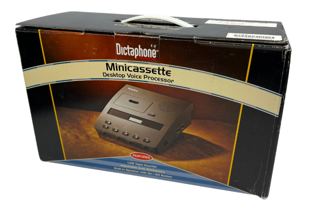 Dictaphone 1740 Minicassette Desktop Voice Processor W/ Extras (Open Box)