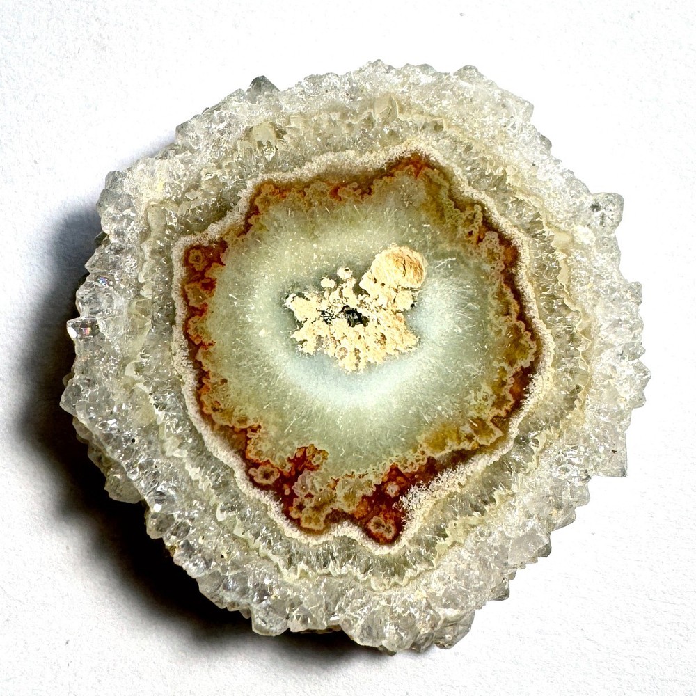 Stalactite Flower Slice Polished Both Sides x883