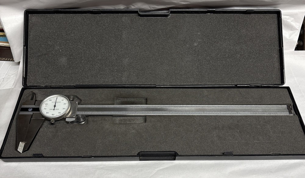 Aerospace Dial Caliper 12” White Face Dial Shock Proof