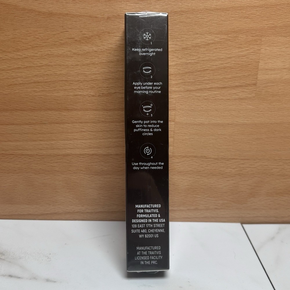 Raw Science Eye Roller Serum/Dark Circles Caffeine Retinol Peptide Complex-.74oz
