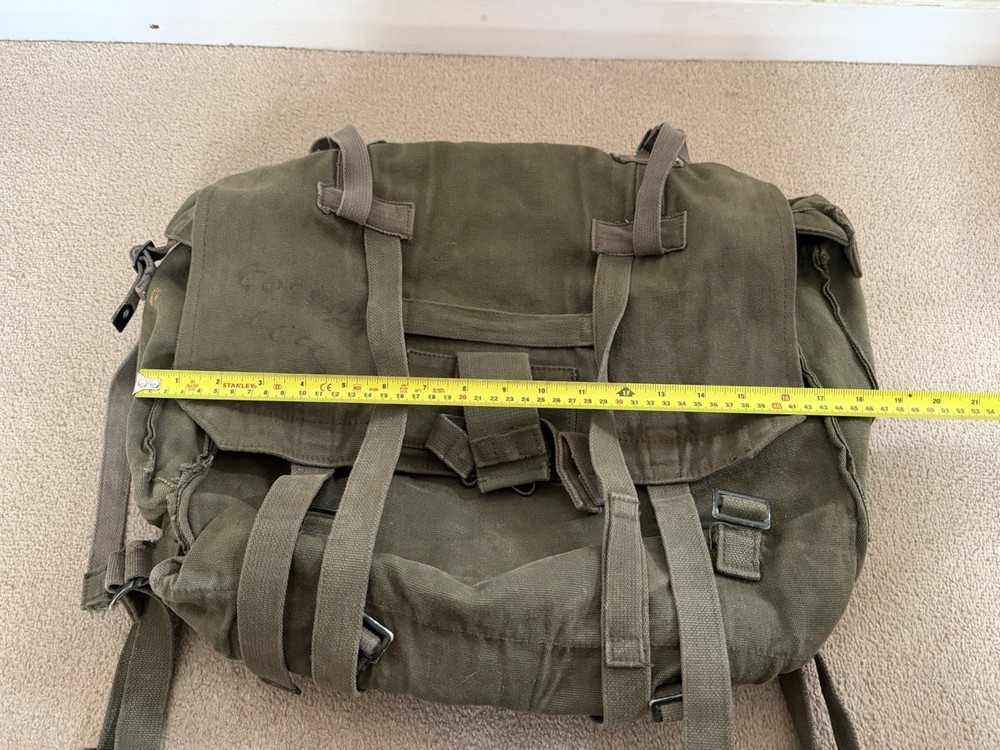 British Military Issue 58 Pattern Green Webbing Large Rucksack Pack