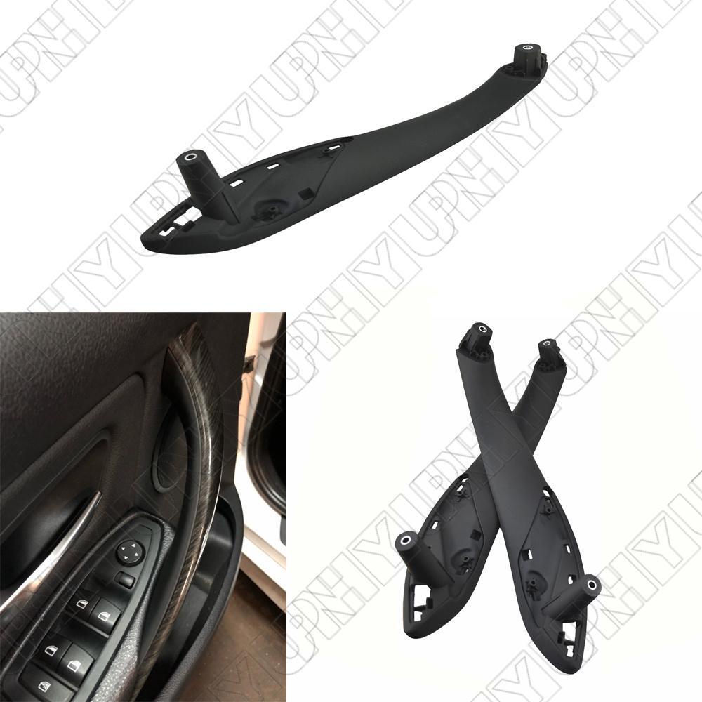 2Pcs Inner Front Trim Door-Pull Handle Left+Right For 2014-2016 BMW 428i 435i