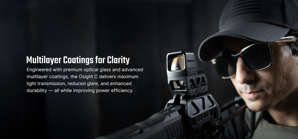 Olight Osight C 3 MOA Dot Sight with 32 MOA Circle