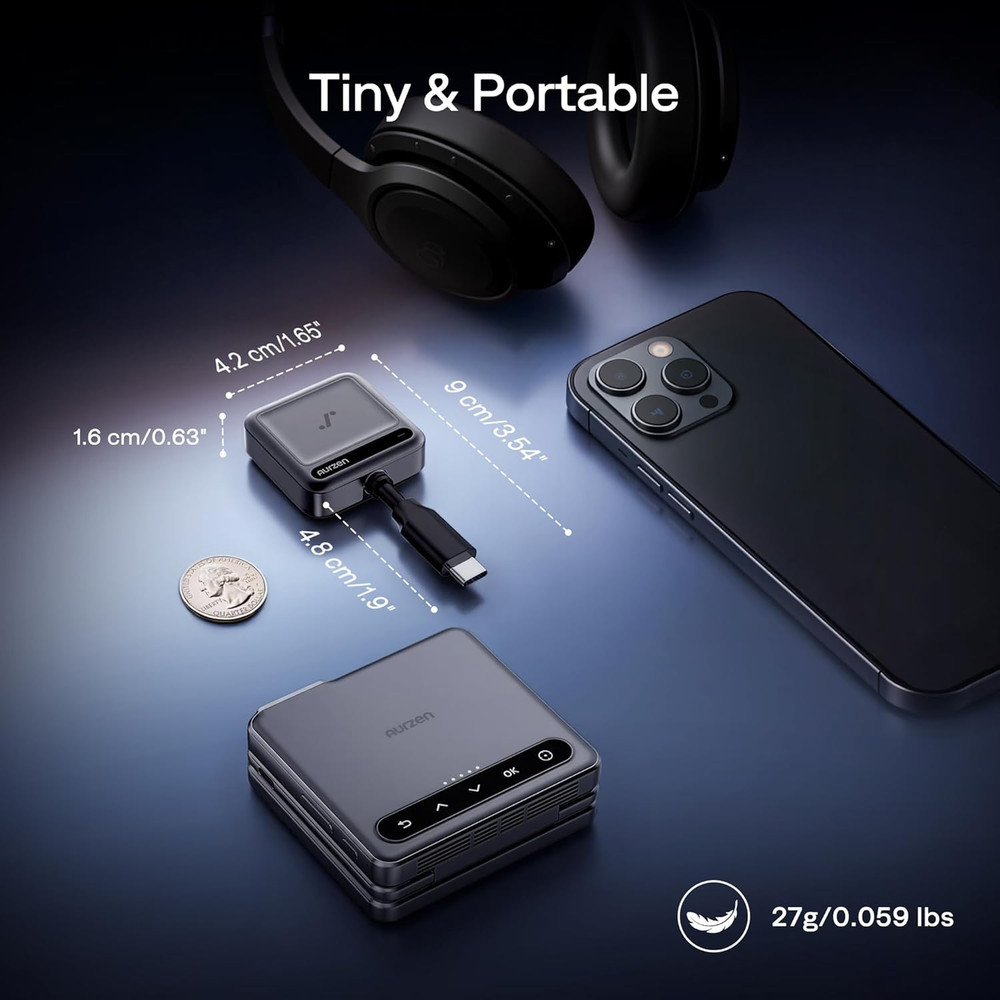 Wireless USB-C Transmitter for Zip Projector, Requires USB-C with DP Alt Mode Ou