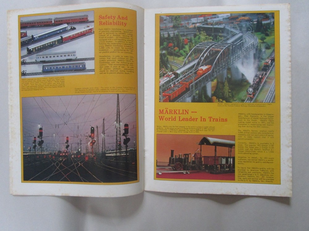 1981 Marklin Train Catalogs, 81 New Items, OH, Z, I