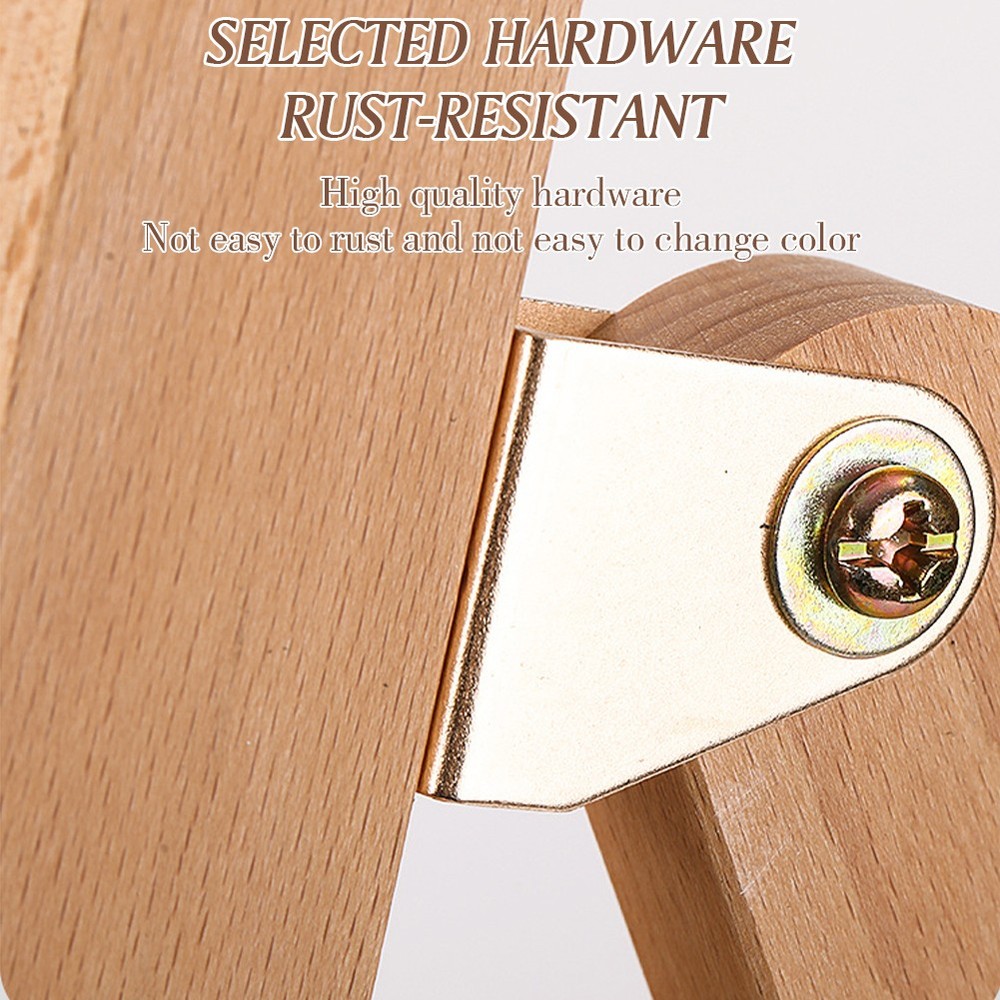 Beech Foldable Flat Easels Dual-Purpose Foldable Adjustable Easel for Painting