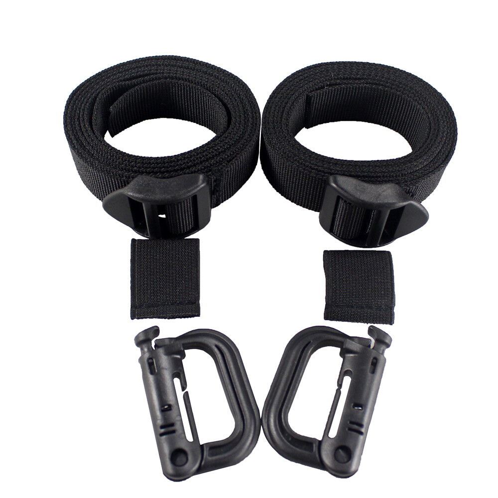 2pcs Tactical Molle Nylon Webbing Heavy Duty Utility Strap Backpack Accessories