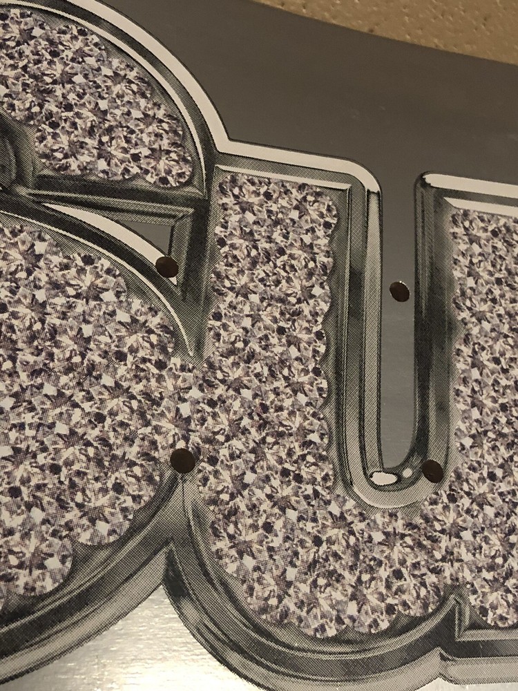 Supreme Bling Skateboard Skateboard Deck Silver SS13