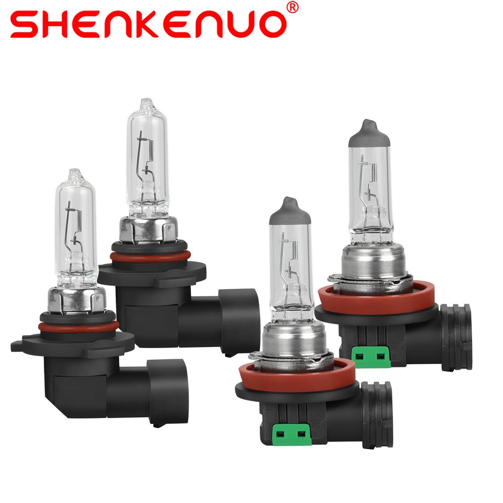 For Toyota Camry 2007-2017 Combo 4PC Halogen Headlight High Low Beam Bulbs 3400K