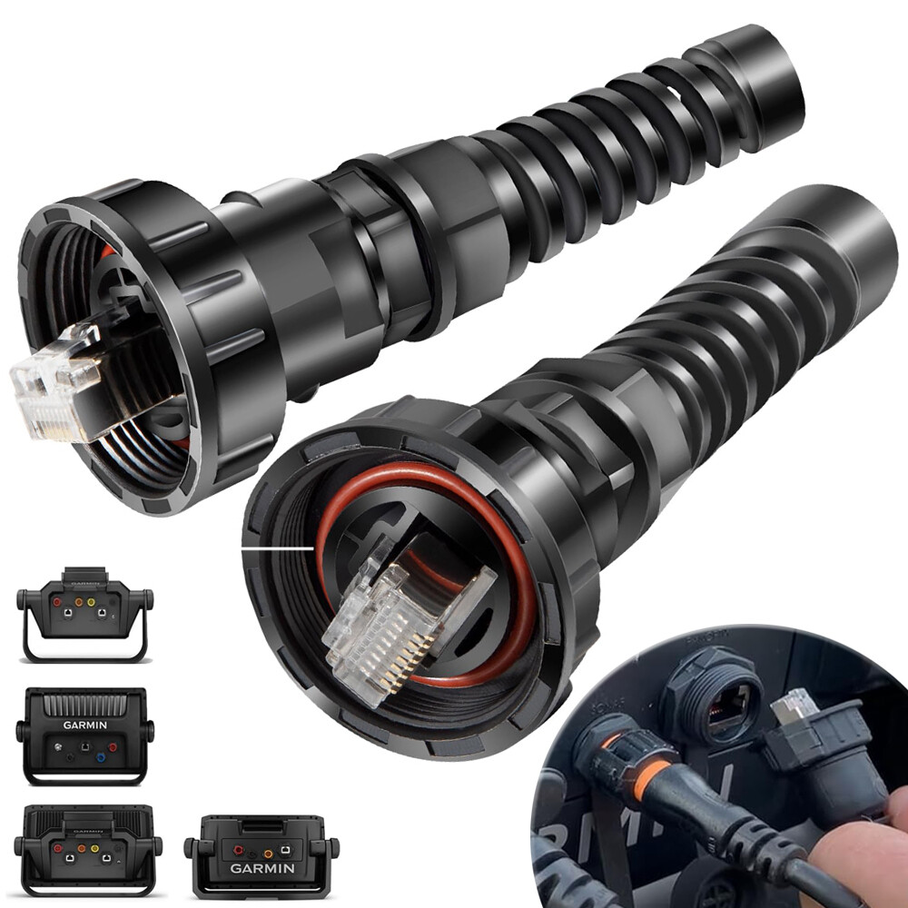 2-Pack 010-10603-00 Replacement for Garmin Marine Network Cable Connector RJ45