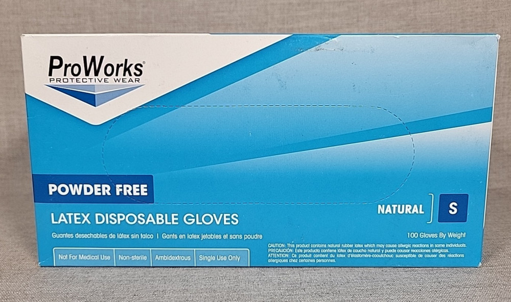ProWorks Latex Disposable General-Purpose Gloves (gll105fs)