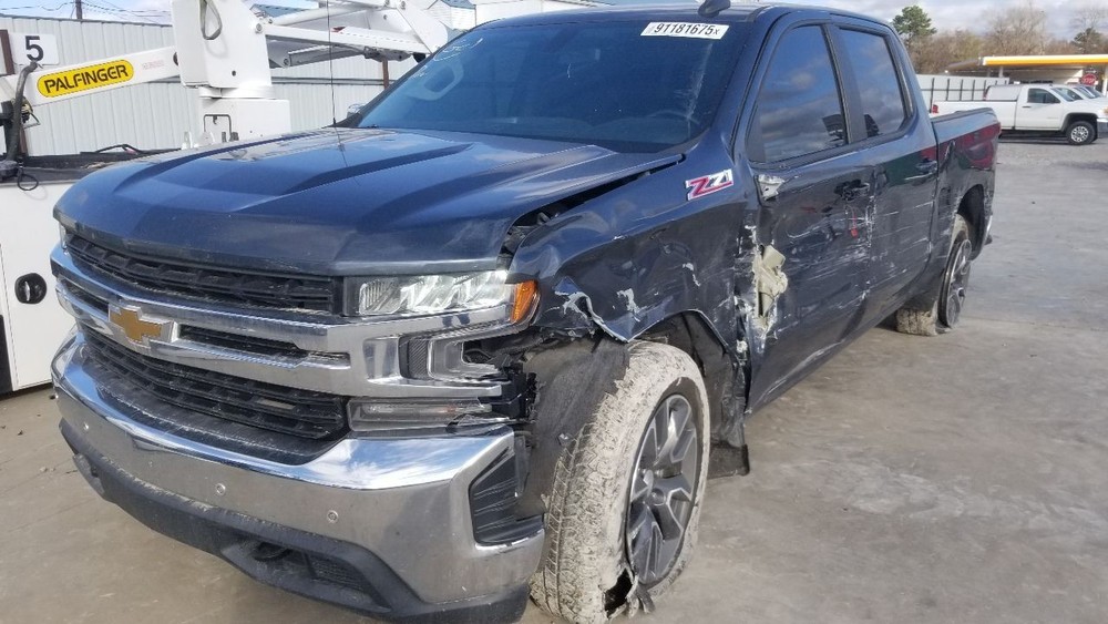 20 CHEVY SILVERADO 1500 LT STEERING COLUMN 5.3L KEYLESS IGNITION