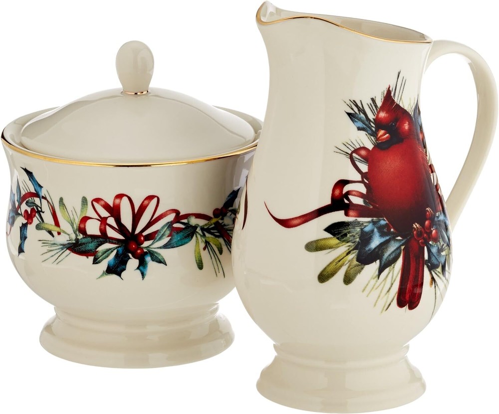 Winter Greetings Sugar & Creamer Set